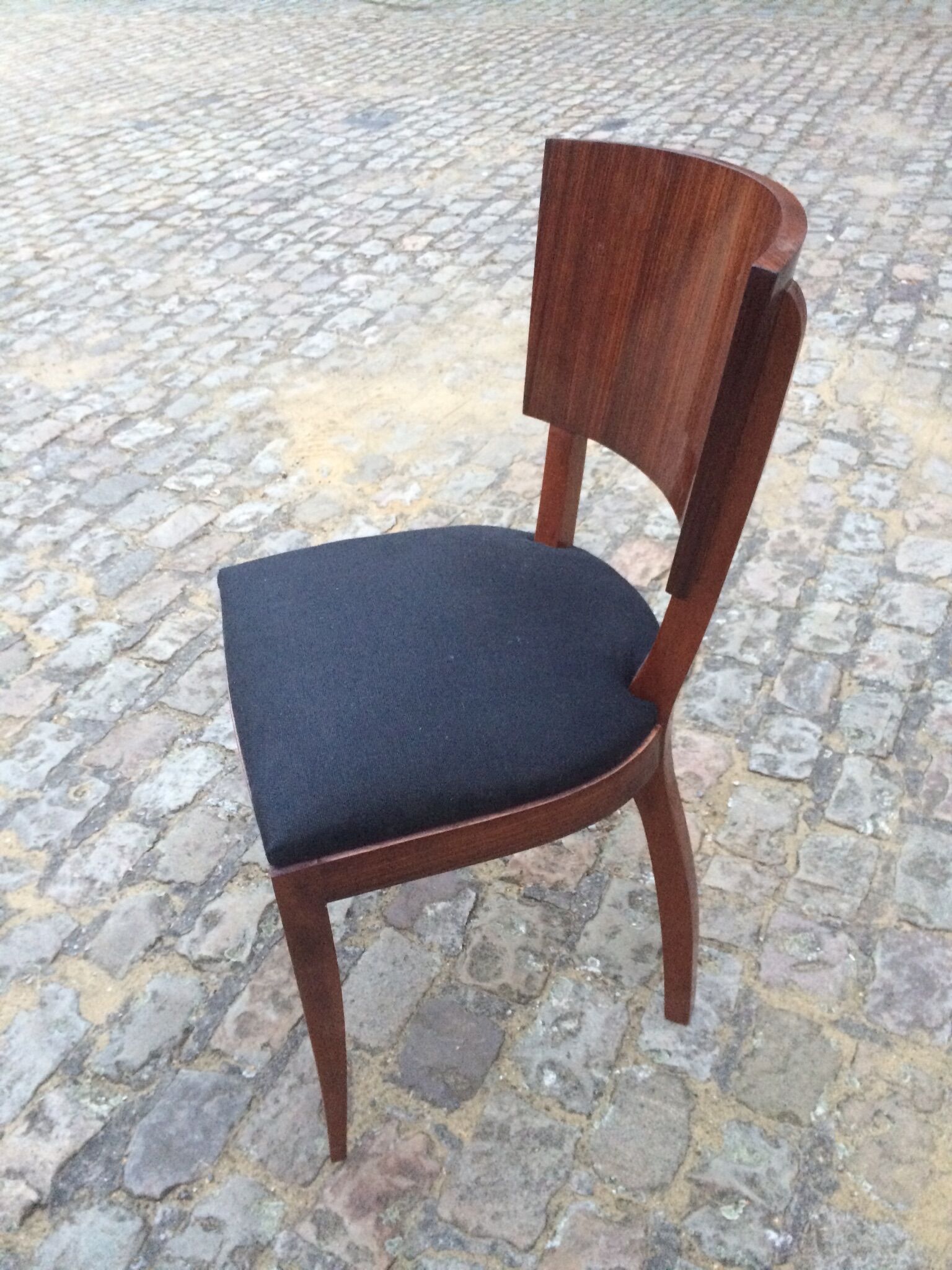 Art Deco period rosewood chairs
