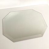 Beveled octagonal mirror 50x40cm