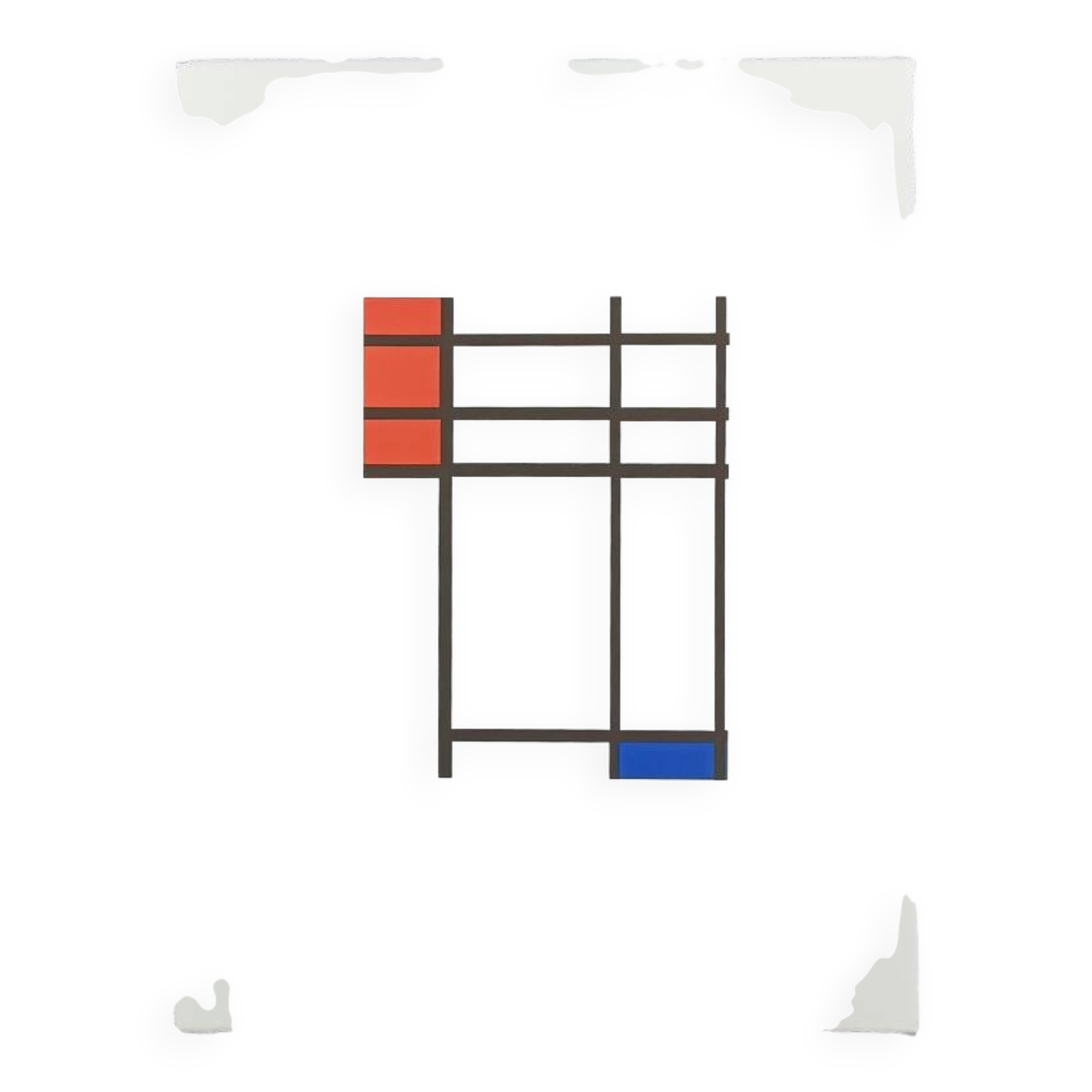 1970s Piet Mondrian Limited Edition Lithograph Numbered in Pencil.