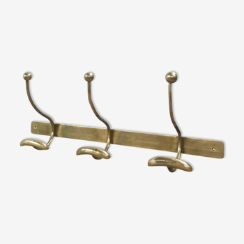 Brass coat rack