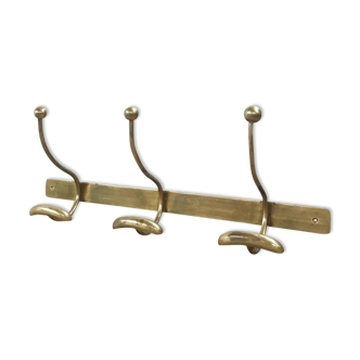 Brass coat rack