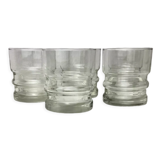 Set of 5 glasses with vintage aperitif 70'