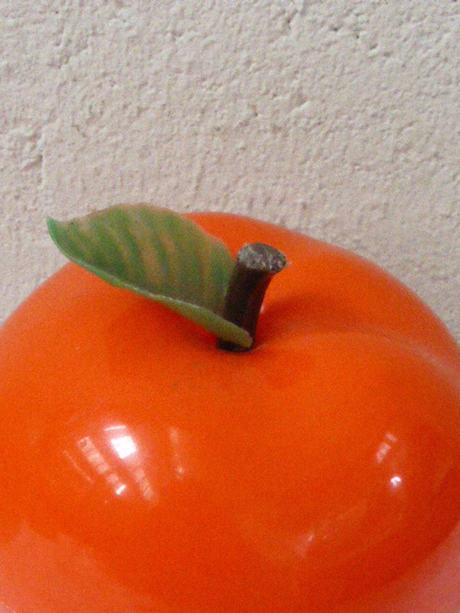 1970 vintage orange apple ice bucket
