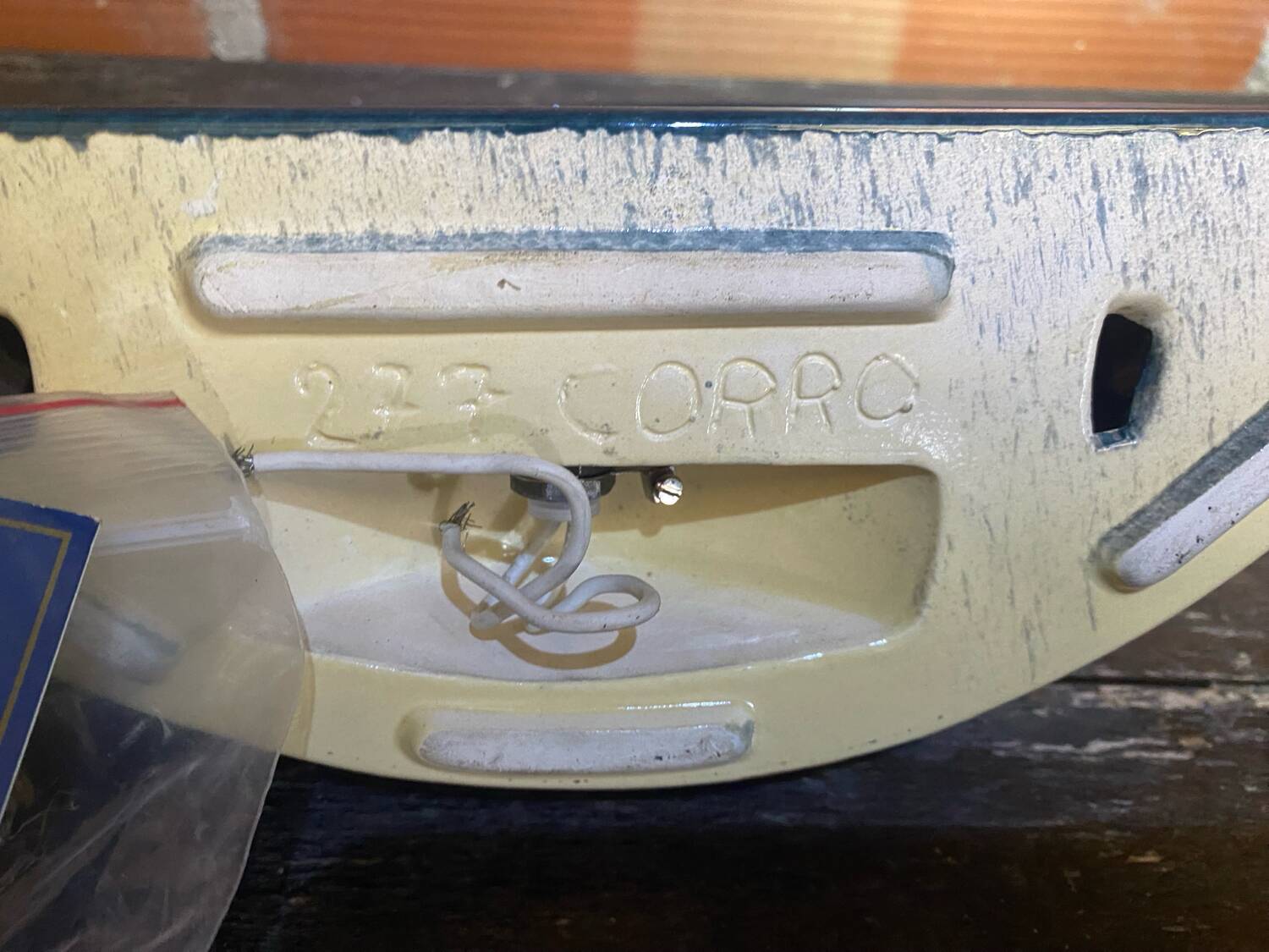 Old wall light olivier corro multicoloured ceramic vintage