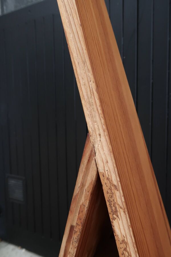 Etagère bibliothèque ou chevet en bois de pin, années 70