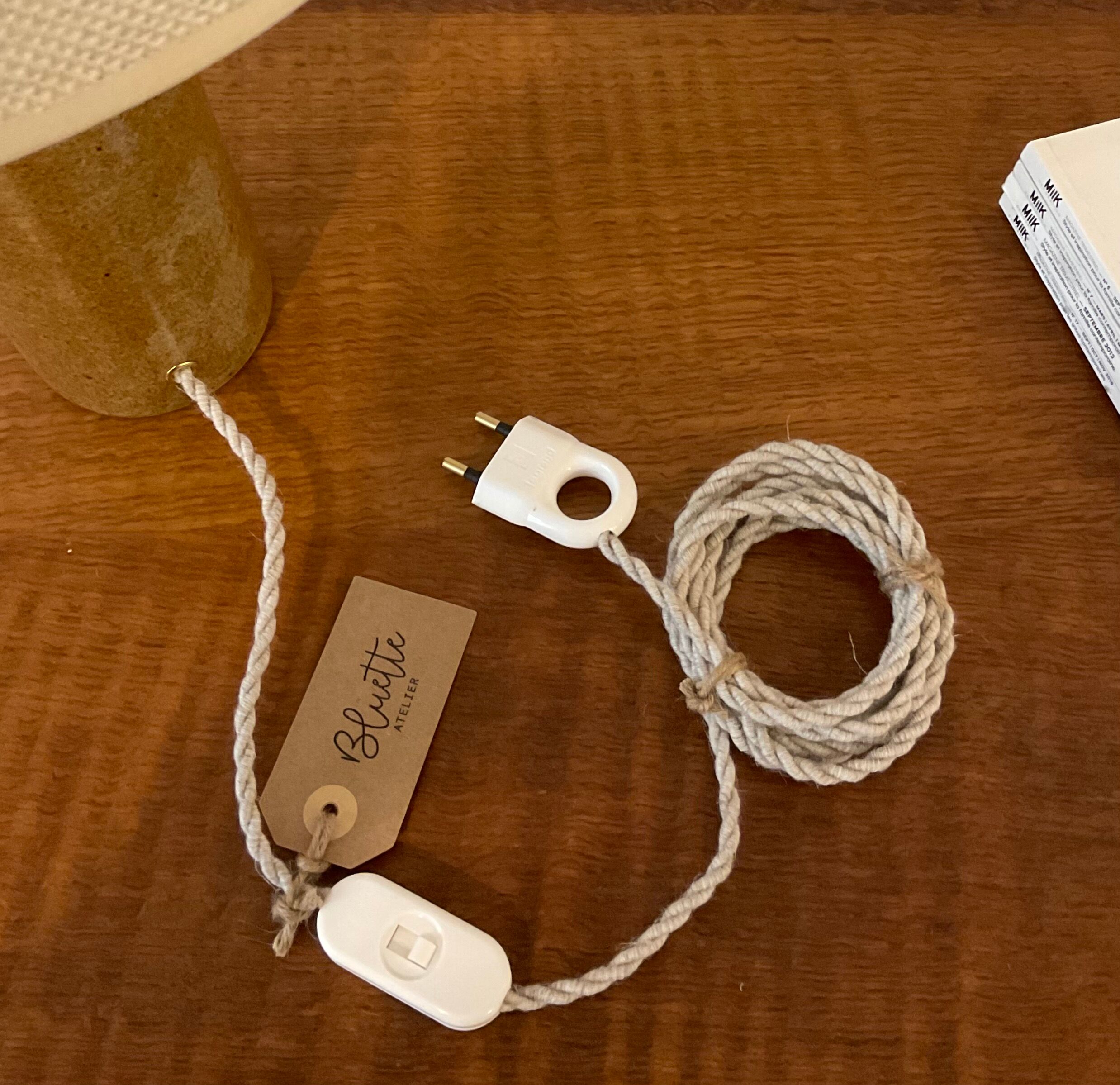 Lampe en grès