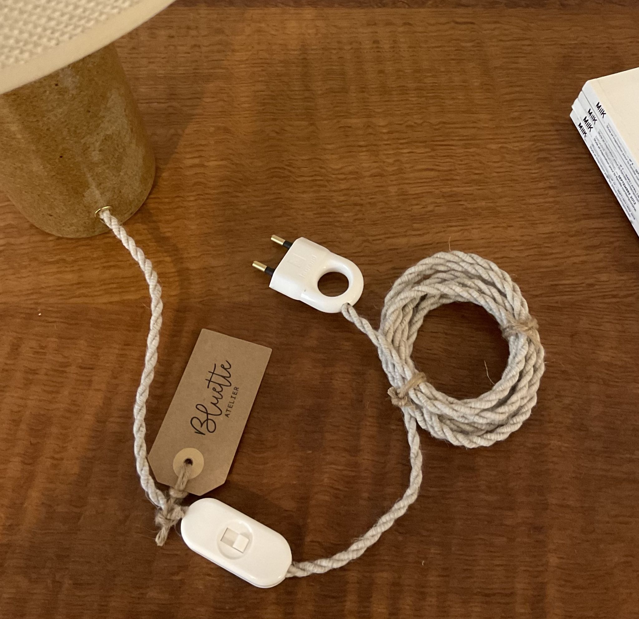 Lampe en grès