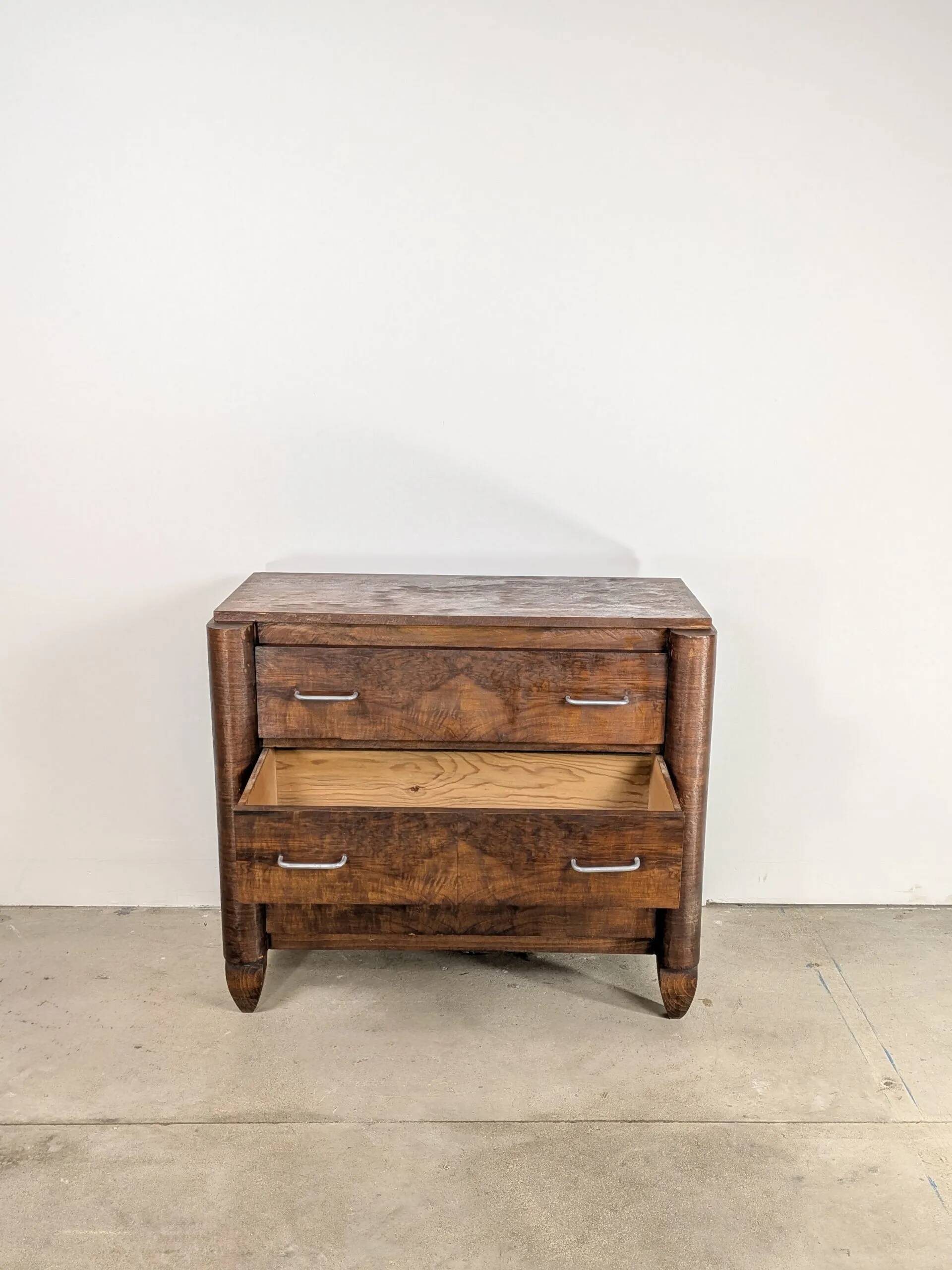 Vintage 1950s chest of drawers – Art Deco style