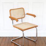 Cesca B64 Breuer armchair Made in Italy - Seat cane redone