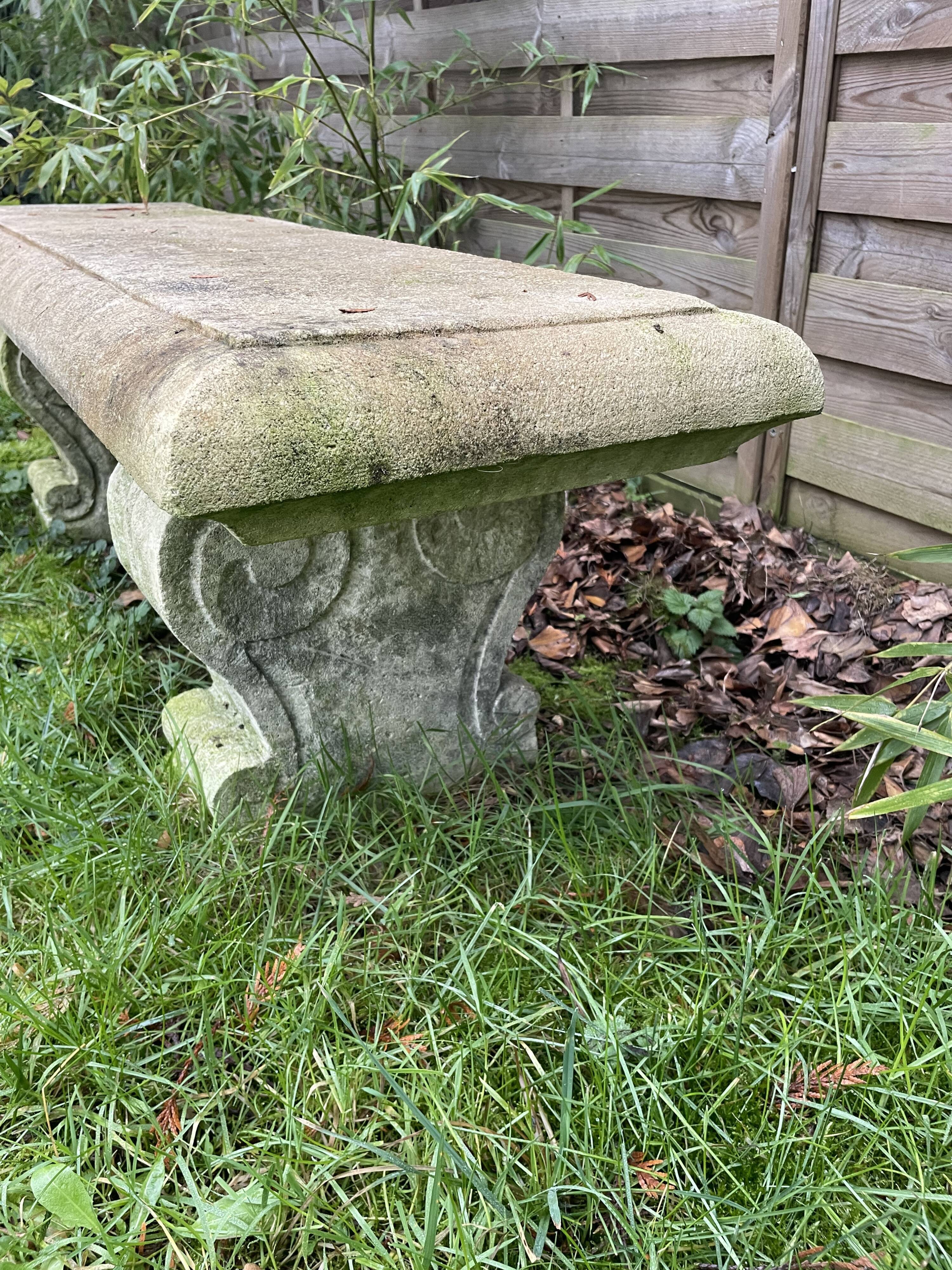 Stone bench