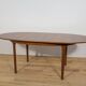 Mid-Century Oval Extendable Teak Dining Table from McIntosh, 1960s
