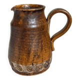 Ceramic potter's pitcher by F.CHEDEVILLE 20th century