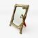 Art Nouveau style mirror by Pierre Bex from the 1970s.