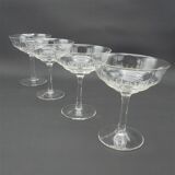 Set of 4 champagne glasses