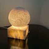 Marbled ball lamp design 70