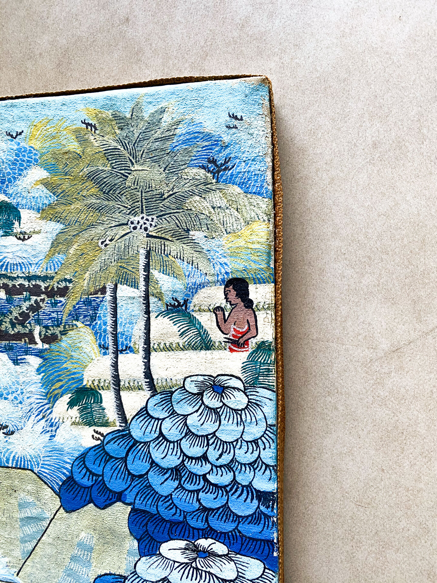 Balinese painting signed I KT. WANA