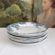 8 flat ironstone plates “Marie Louise” Saint Amand and Hamage