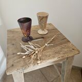 Pair of glazed stoneware mazagrans - Vintage, 1970s