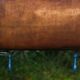 Gymnastic Leather Pommel Horse Bench with Wooden Handles, 1920s