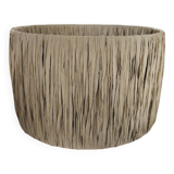 Raffia lampshade