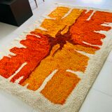 2x3 wool rug by Hojer Eksport Wilton, Joker model, Denmark 70s