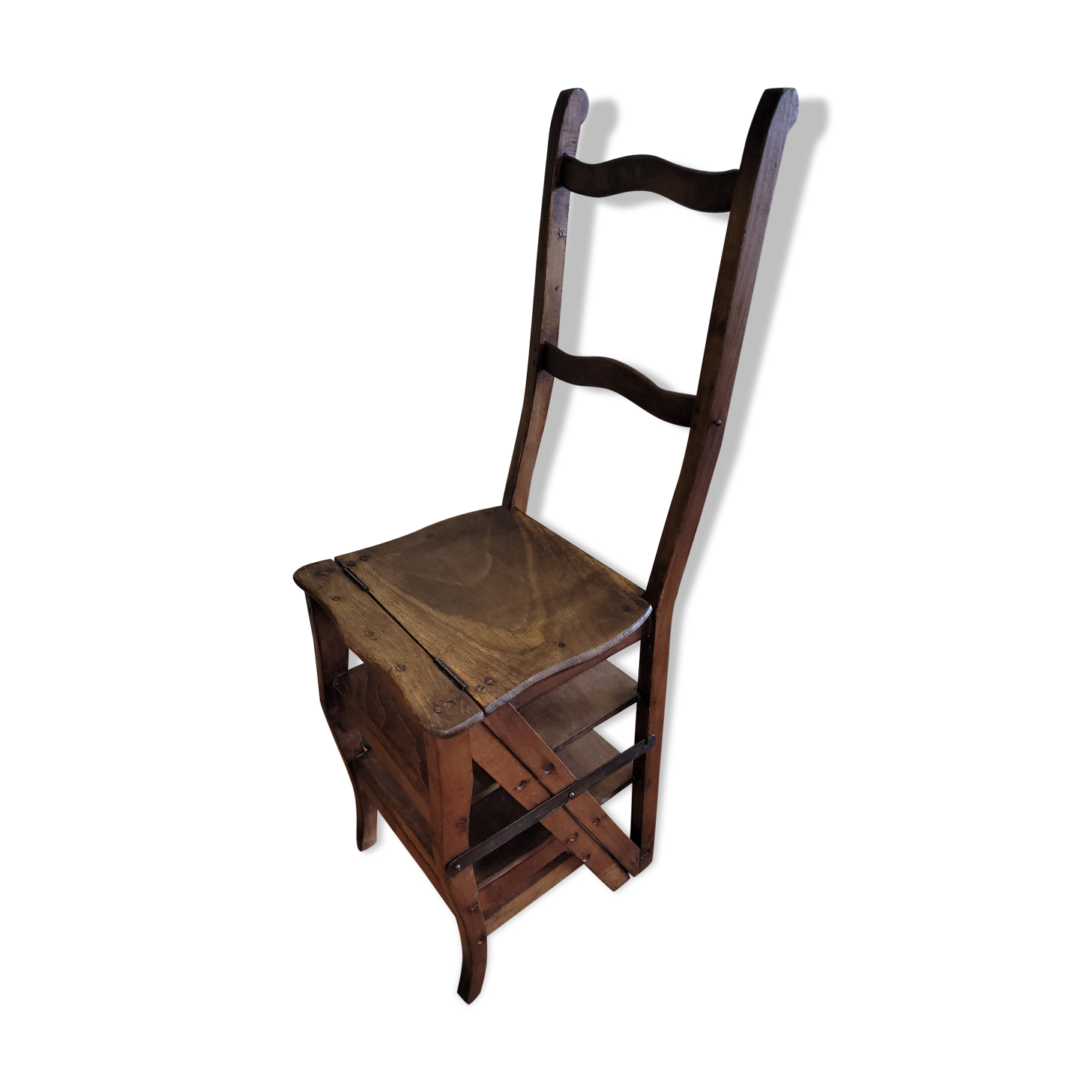 Antique stepladder chair