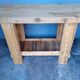 Workbench 120cm old solid wood