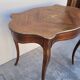 Napoleon III violin-shaped middle desk table 19th in marquetry