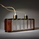 Wiktor Berndt Mid-Century Crystal And Brass Ceiling Light, For Flygsfors, Sweden