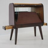 1950s Rare Wooden Bar Cabinet ,Czechoslovakia