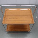 Mid-century folding serving cart, Italy, 1970s