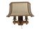 Herda Holland - pull-pendant wall lamp - wood - brass - 70s