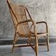 Rattan armchair, 1960s