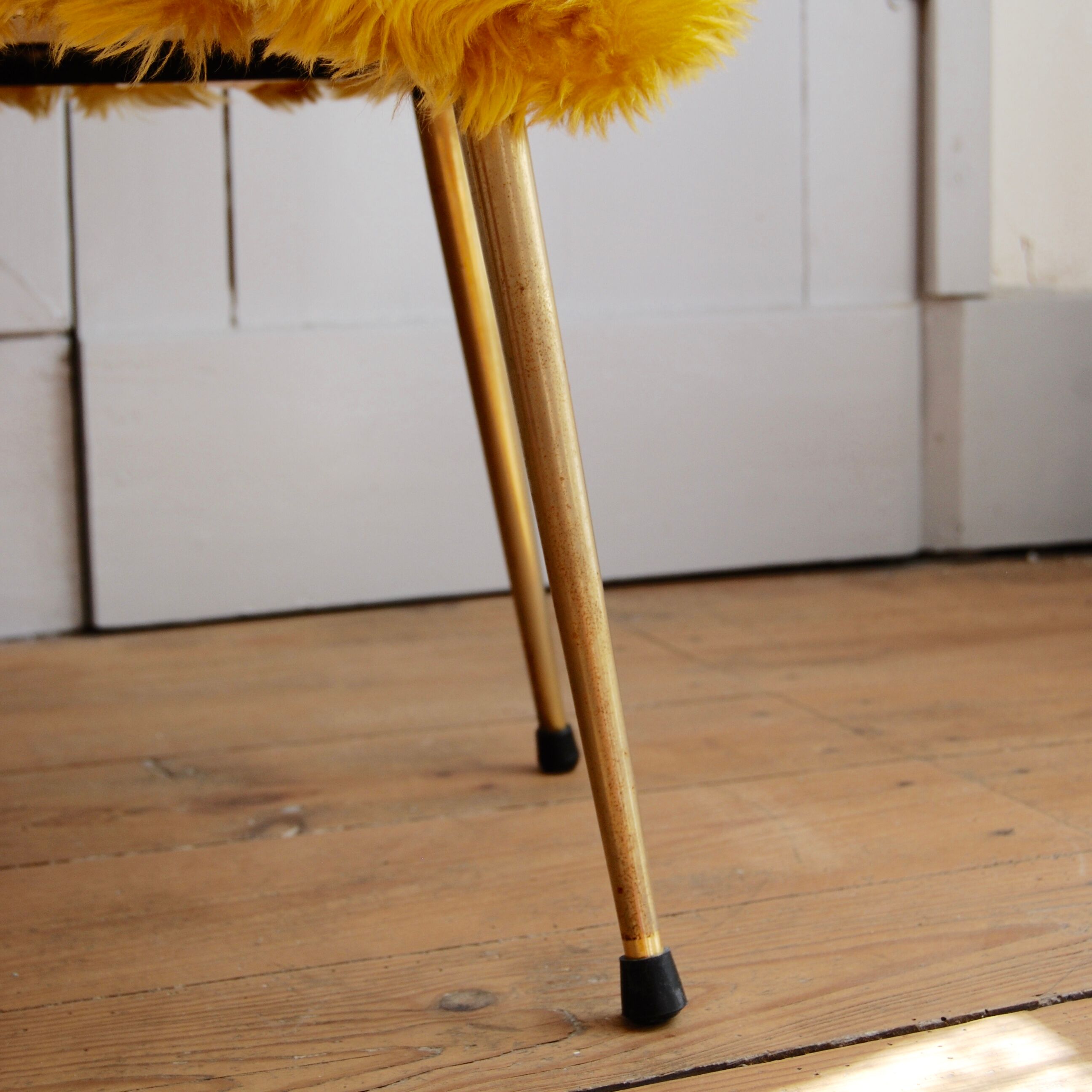 Chair yellow rug