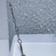 Holophane square wall lamp XL glass design 60s