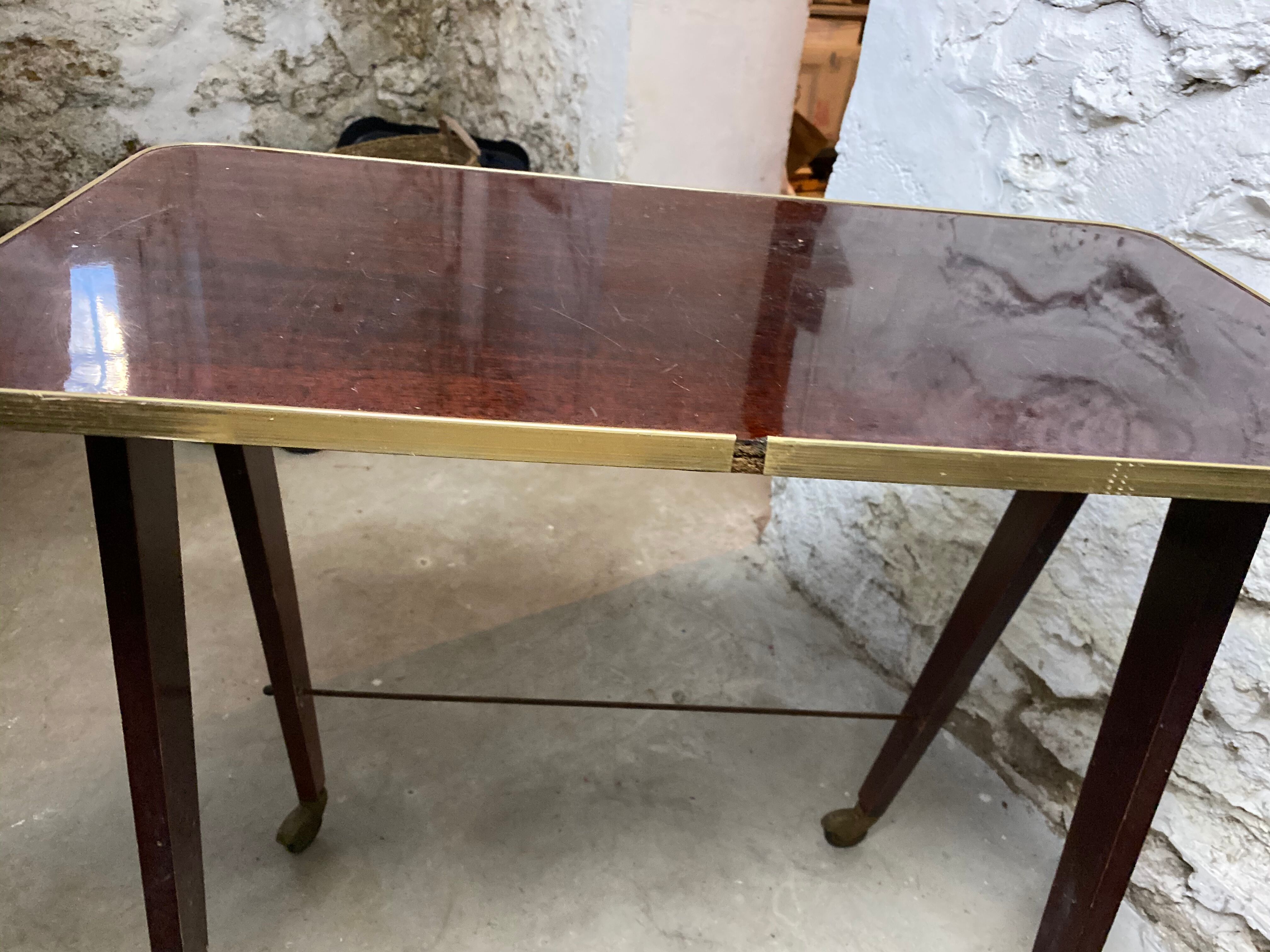 Vintage rolling table