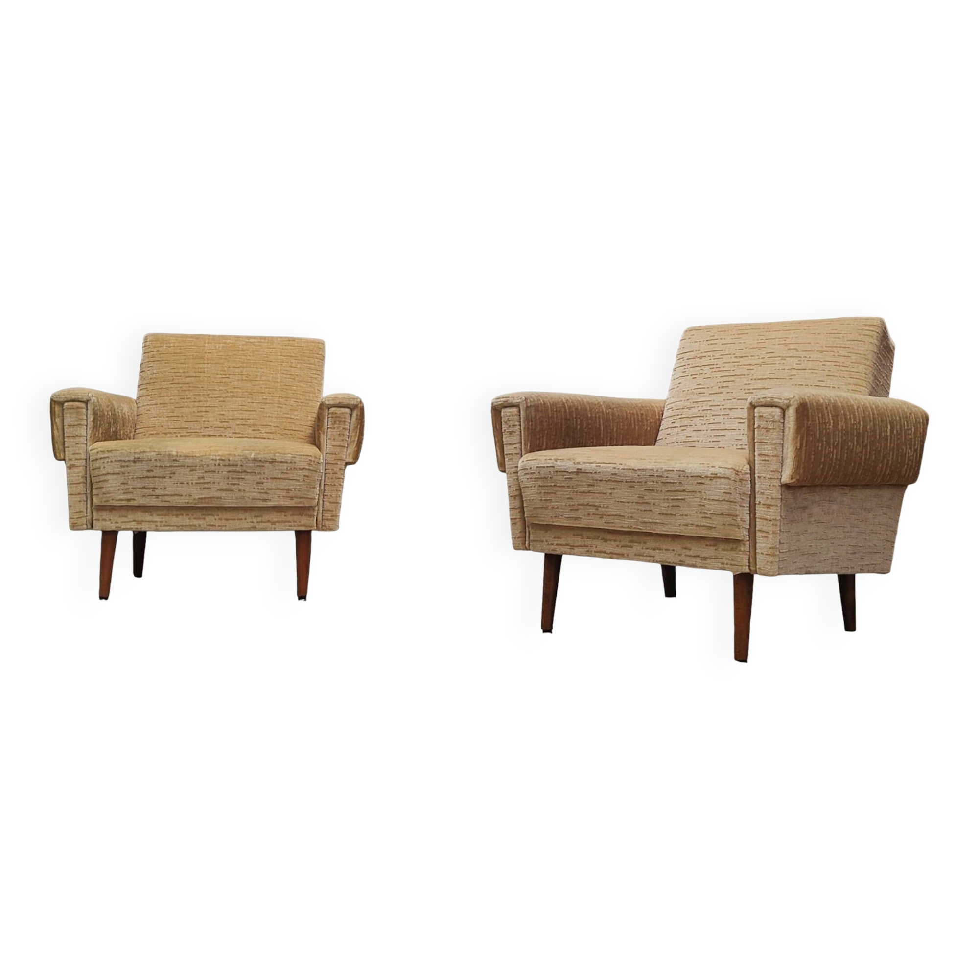 Twee Mid Century fauteuils