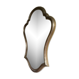 Vintage mirror in gilded wood 44x65cm