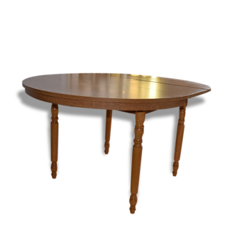 Kitchen table with solid wood legs