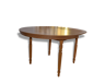 Kitchen table with solid wood legs