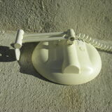 Vintage magnifying illuminating mirror