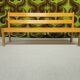 Vintage 1970s children's school bench