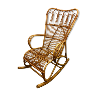Rattan rocking chair