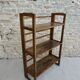 Etagère de bouquiniste en bois, pliante