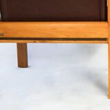 Karl Heinz Bergmiller For Escriba, Pair of Safari Leather Armchairs and Matching Coffee Table