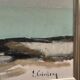 Large Original Swedish Oil on Canvas – 'Coastal Landscape' by Eric Cederberg (1897–1984) – Signed – vintage and framed – 36 × 87 cm (14.2 × 34.3 inches)