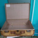 Old leather suitcase