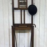 Porte-manteau et porte-parapluie anglais en chêne début XXème