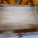 Art deco dining room sideboard in briar with upstand, 1940s