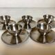 Five Scandinavian Norway egg cups